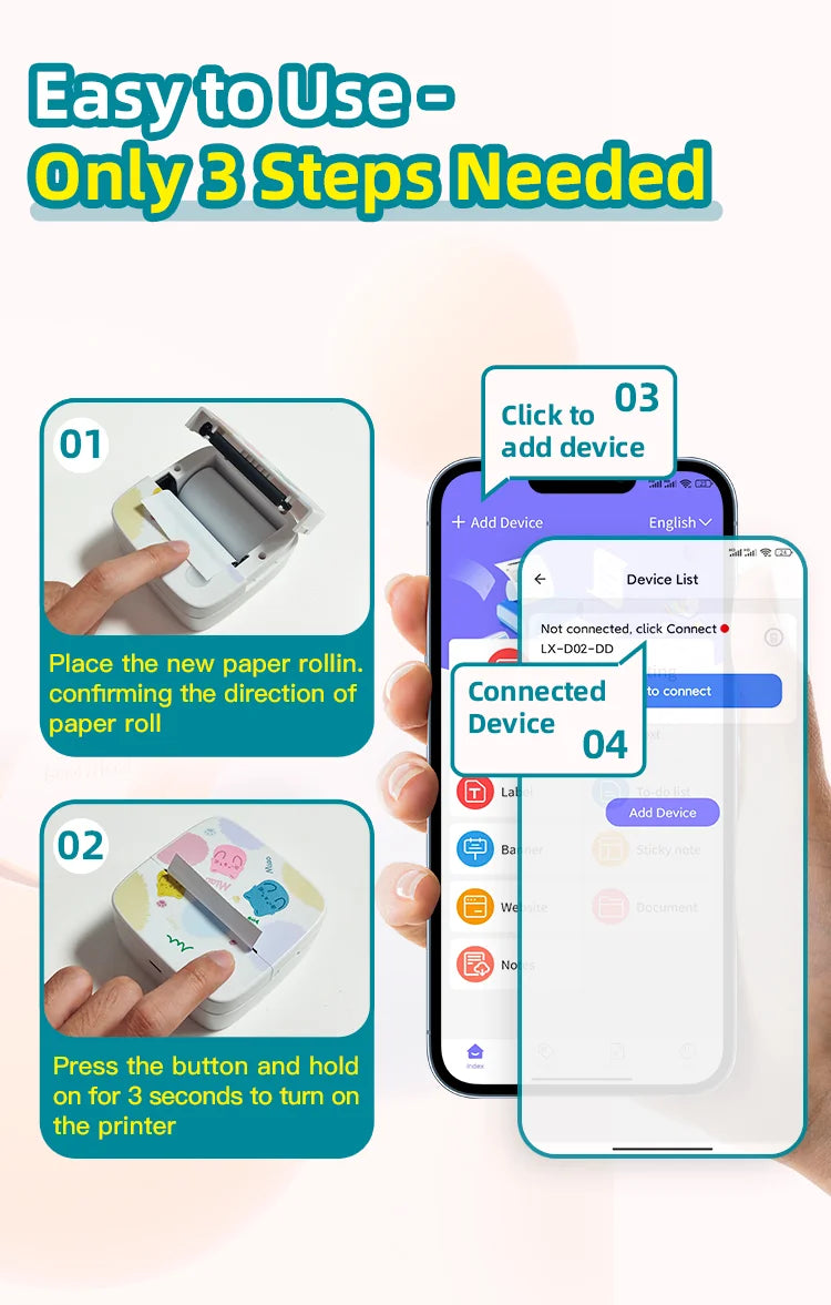 LabelPro Mini Thermal printer