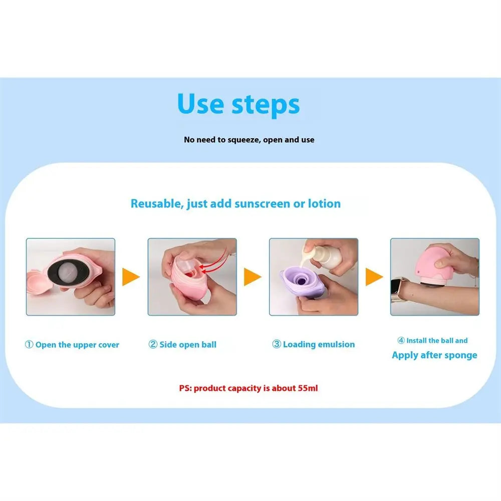 Silicone Suncream Roller Applicator