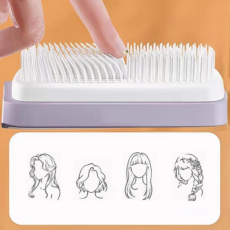 Self Cleaning Hairbrush