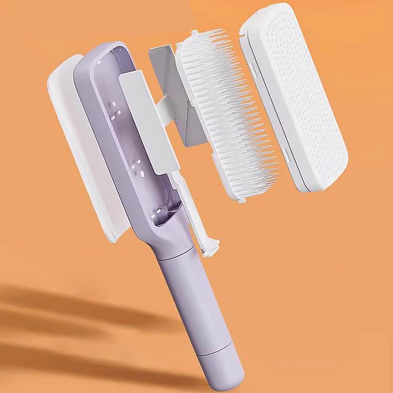 Self Cleaning Hairbrush